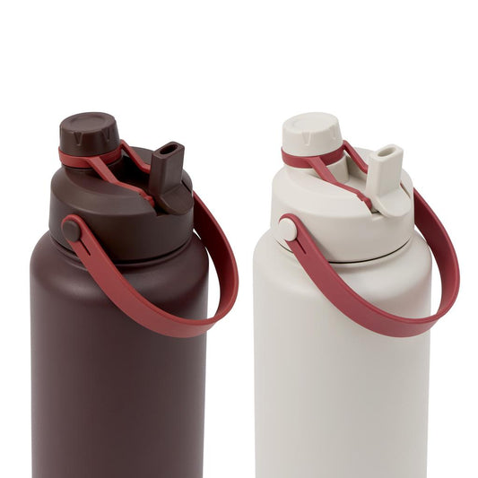 Manna Stainless Steel Beverage Bottle – 2 Pack (40 oz / 1.18 L)