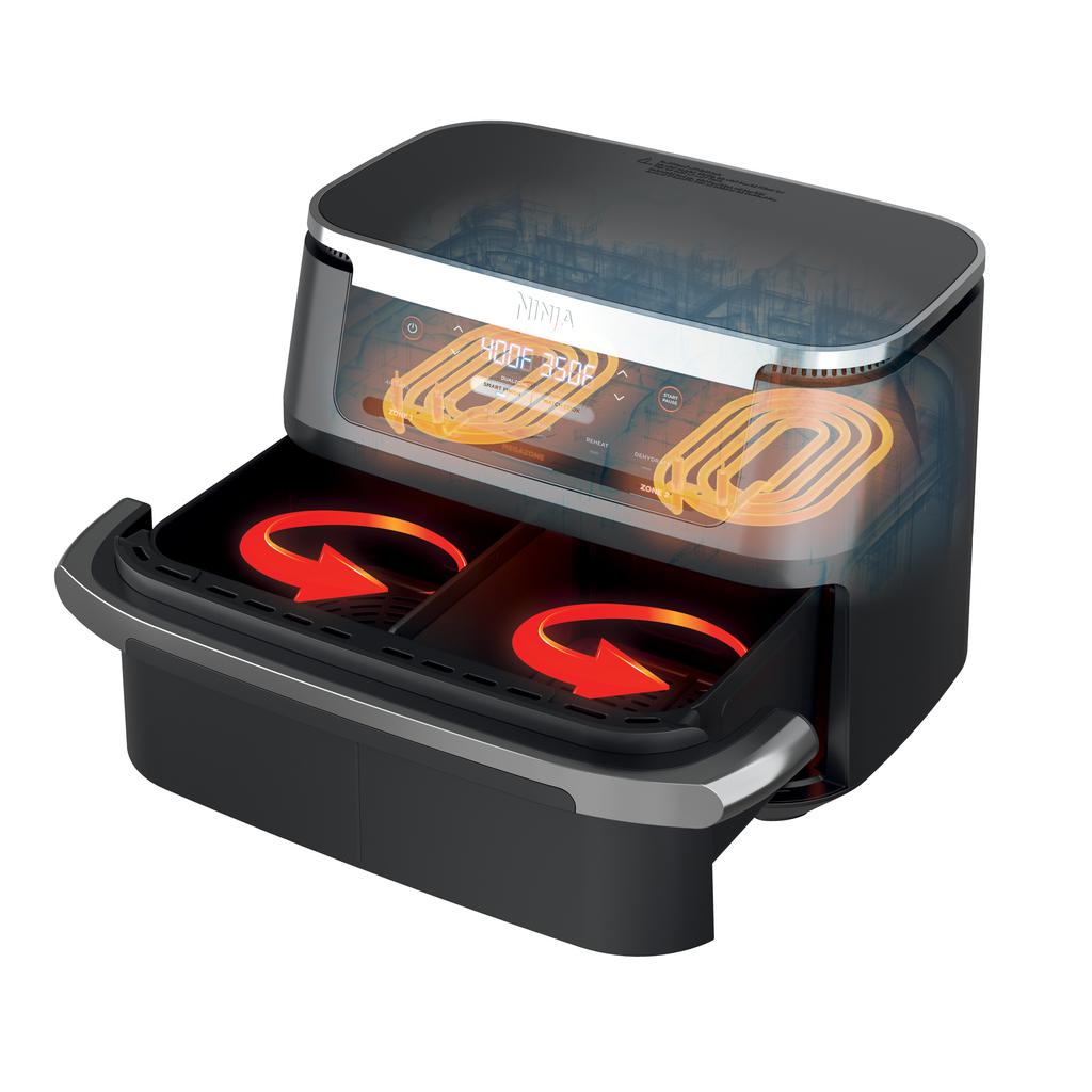 Ninja Air Fryer 6.2 L Dual Zone Basket – Cook Two Foods at Once