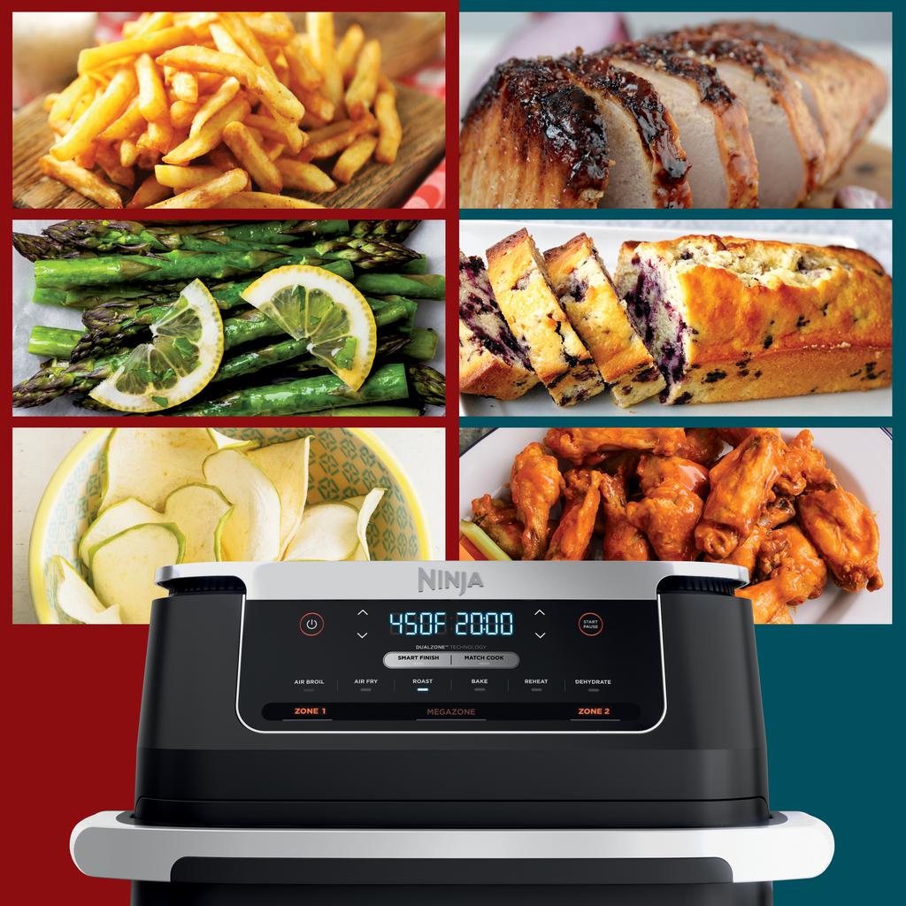 Ninja Air Fryer 6.2 L Dual Zone Basket – Cook Two Foods at Once