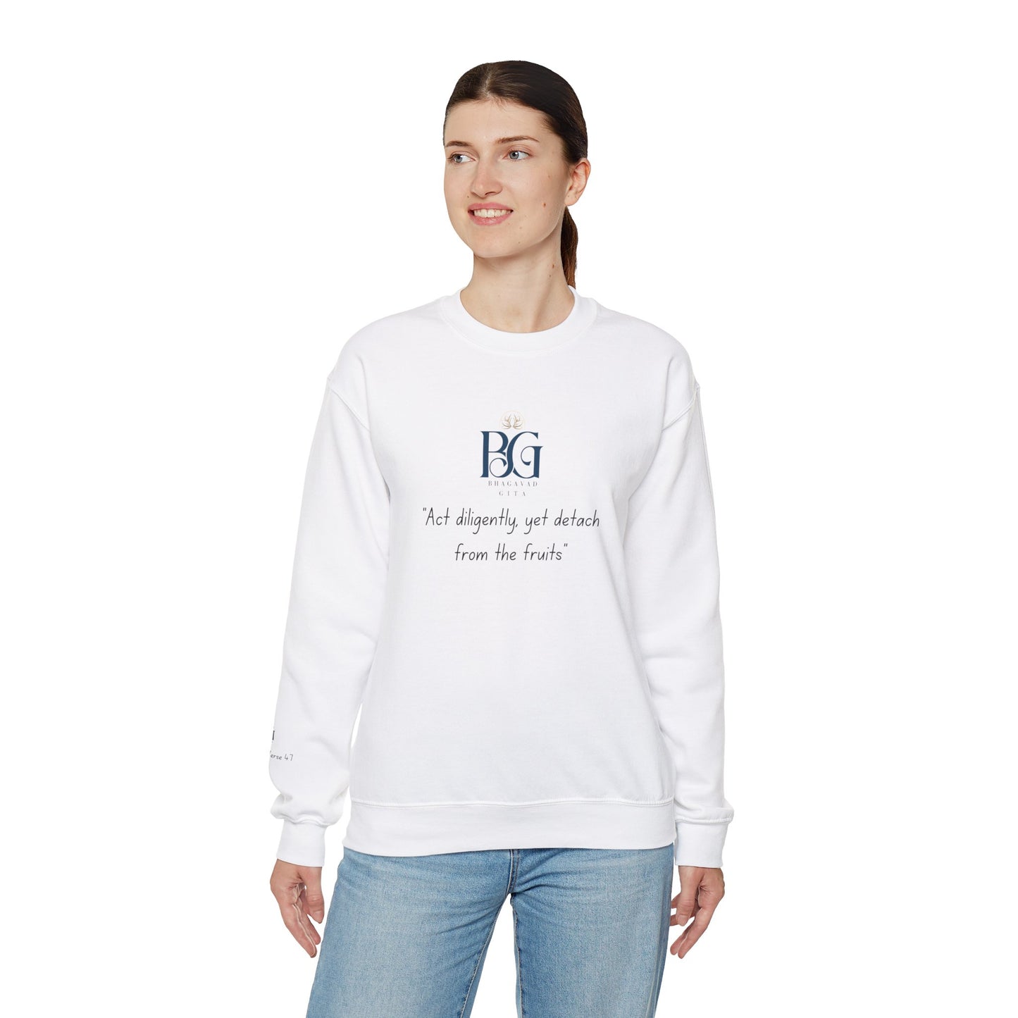 Bhagavad Gita Unisex Heavy Blend™ Crewneck Sweatshirt