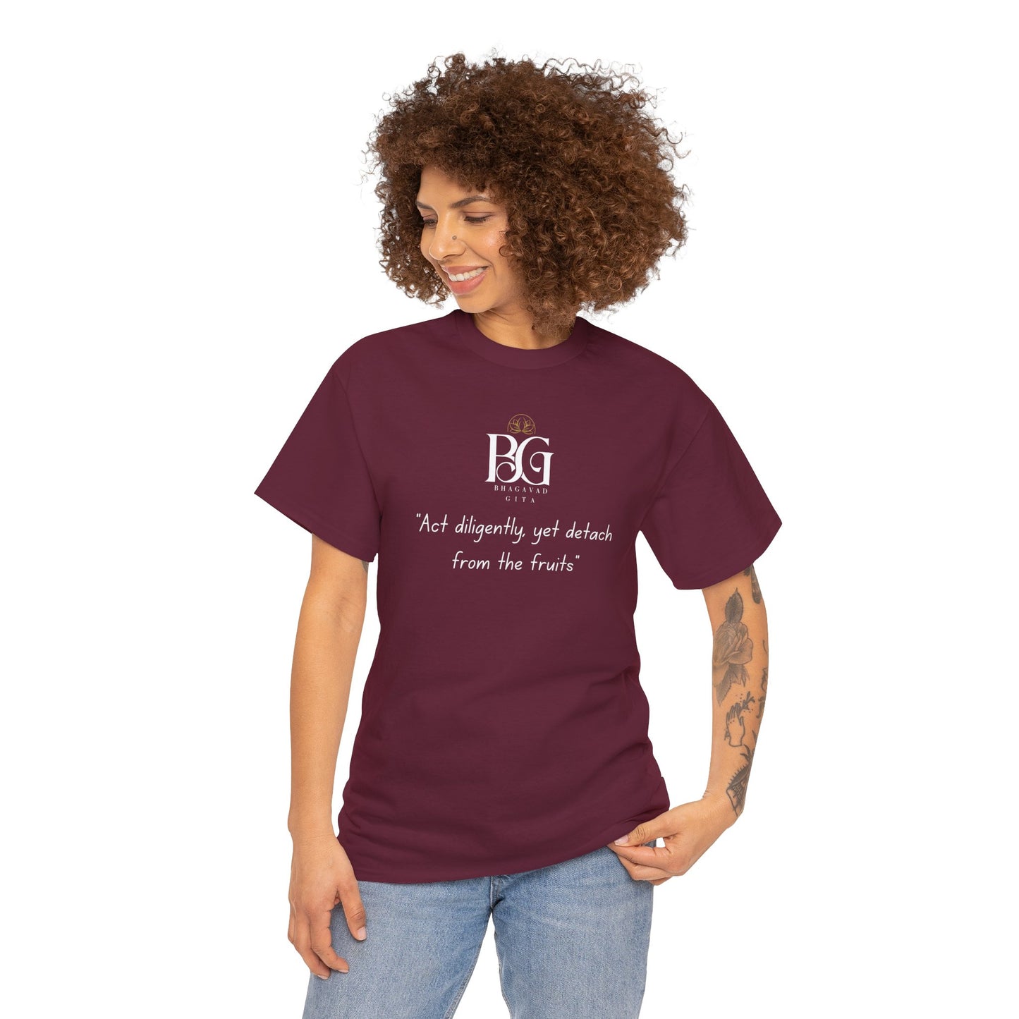 Bhagavad Gita Unisex Heavy Cotton Tee