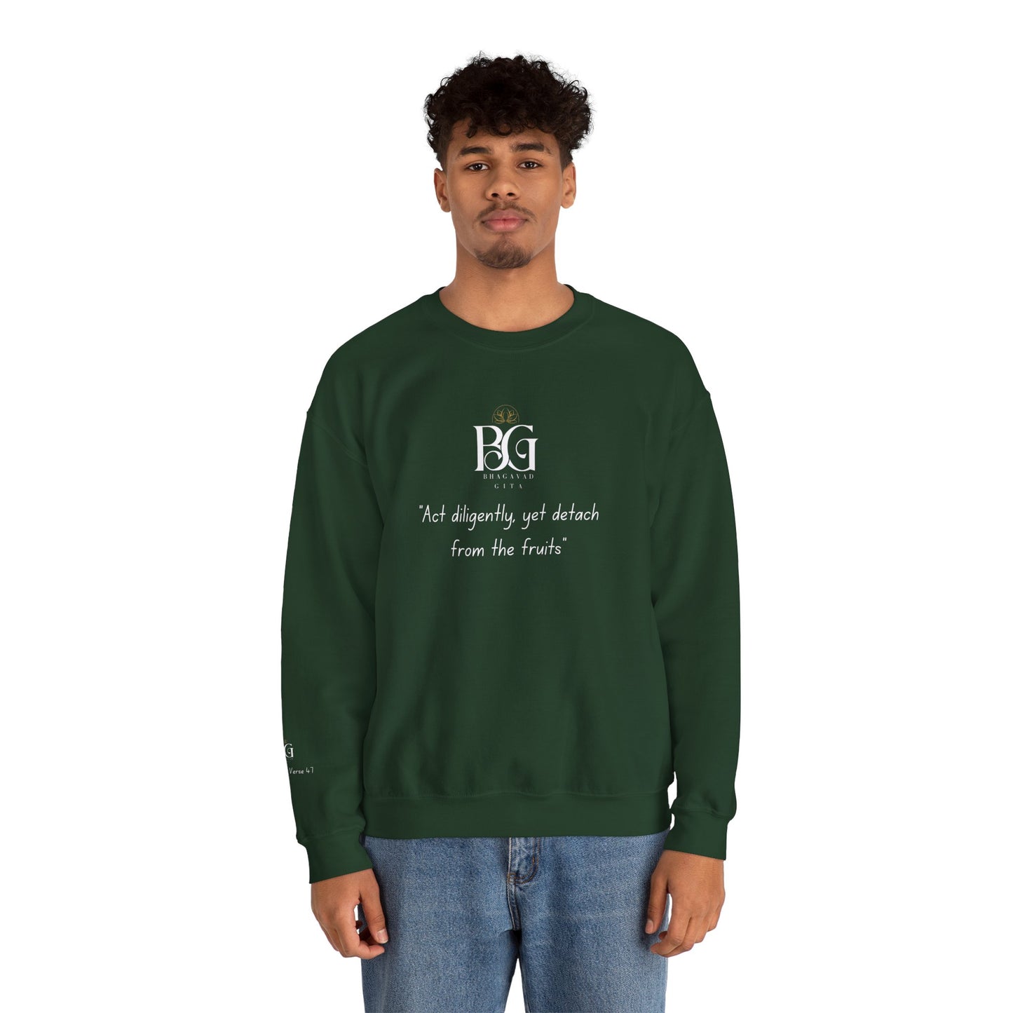 Bhagavad Gita Unisex Heavy Blend™ Crewneck Sweatshirt