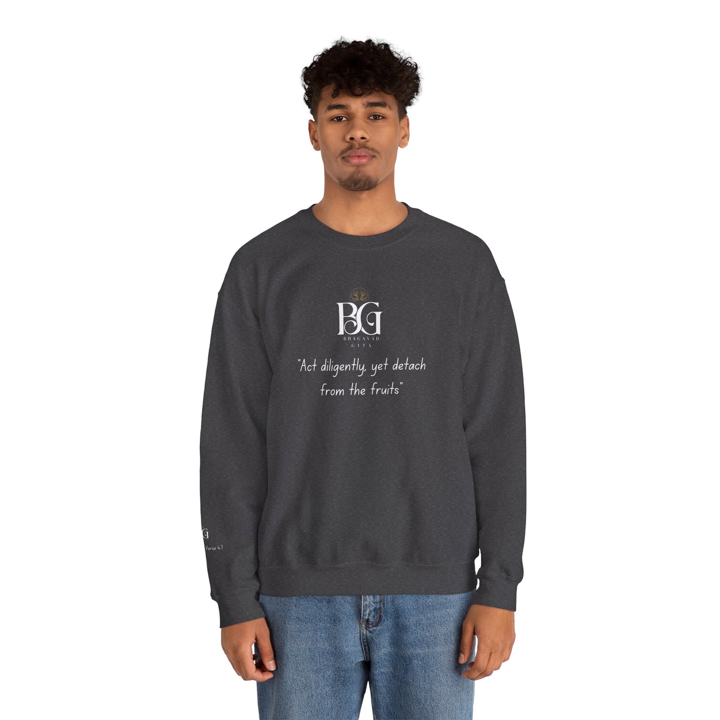 Bhagavad Gita Unisex Heavy Blend™ Crewneck Sweatshirt