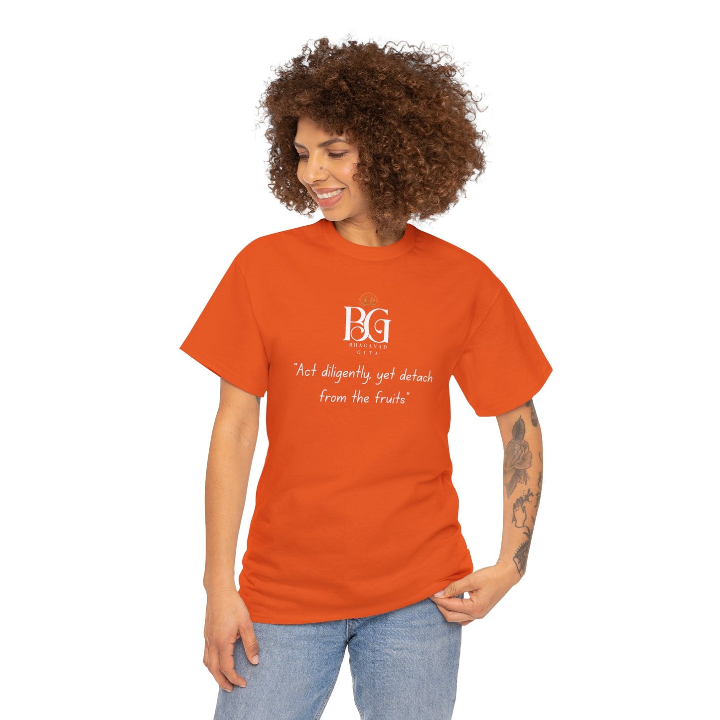 Bhagavad Gita Unisex Heavy Cotton Tee