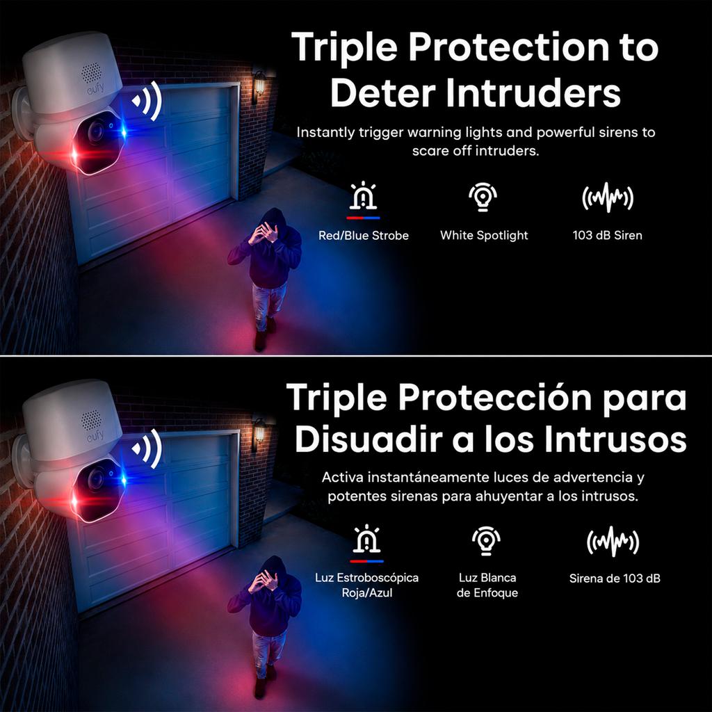 Eufy SoloCam security deterrence features