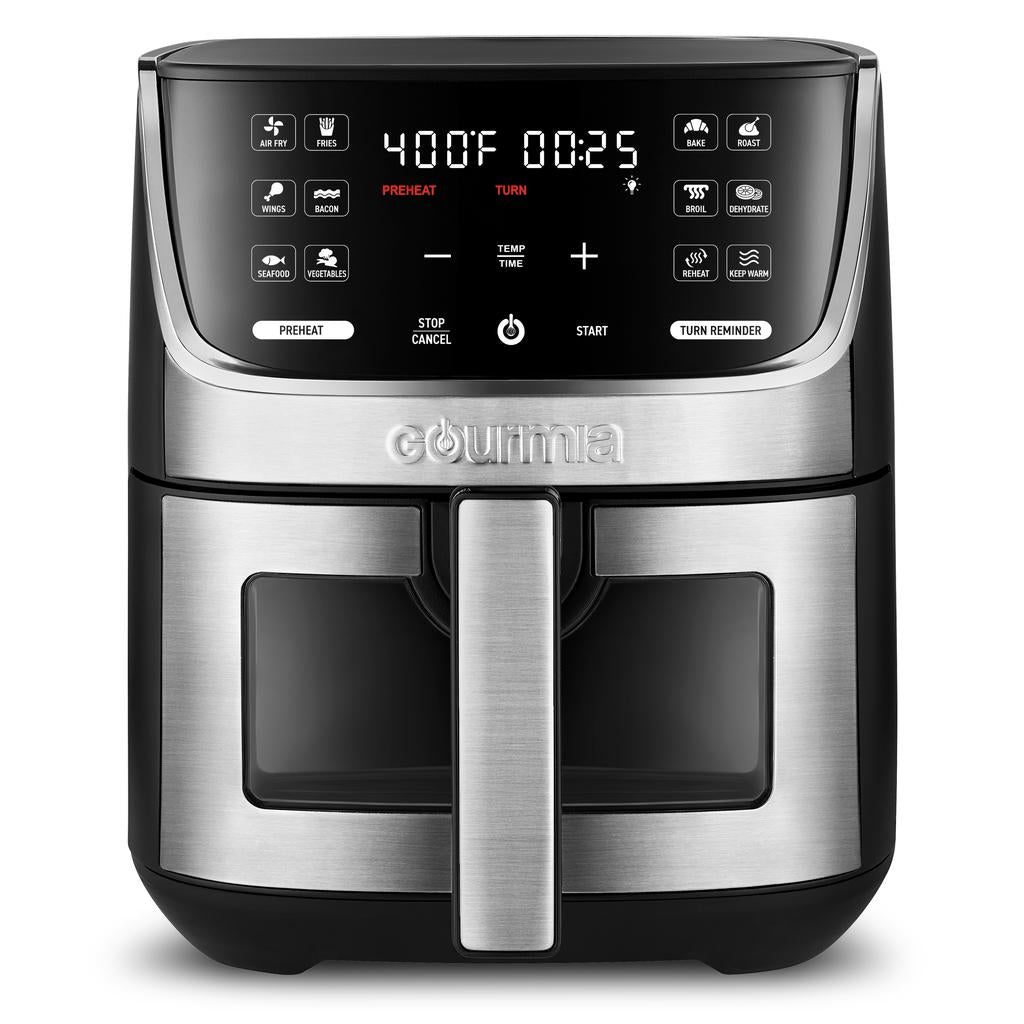 Gourmia Stainless Steel 7 qt Air Fryer